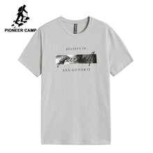 Load image into Gallery viewer, Pioneer Camp fashion print summer T-shirt men brand-clothing thin short sleeve T shirt male quality Tshirt grey black ADT803139